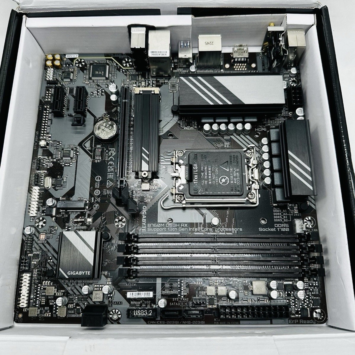 GIGABYTE  B760M C V3 DDR5 w/Wifi ATX Motherboard (USED)