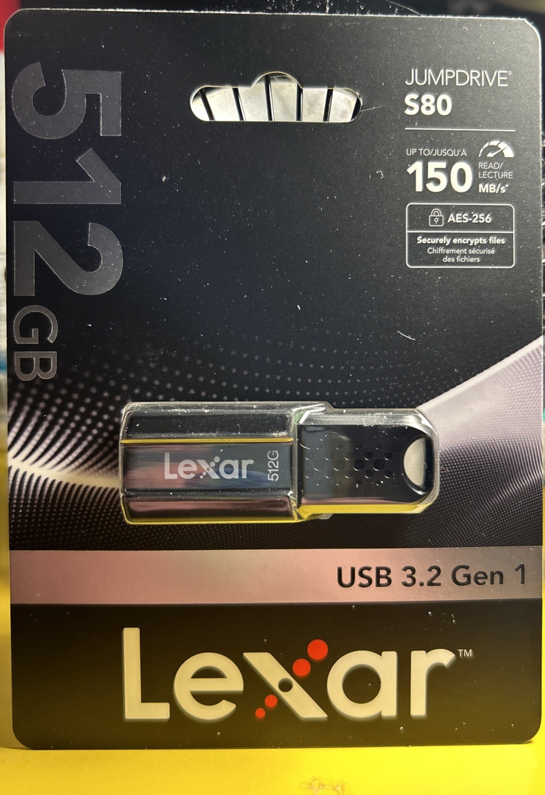 Lexar Jumpdrive S80 512GB USB 3.2 Flash Drive up to 150MB/s - New