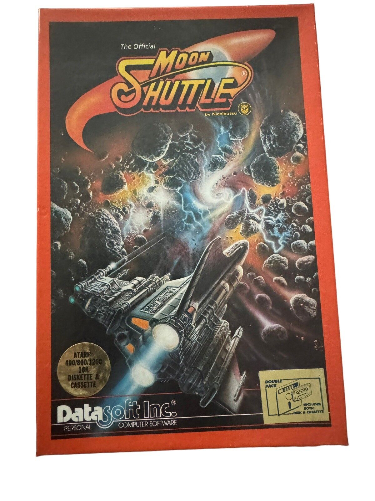 Moon Shuttle The Official Moon Shuttle Nichibutsu Data Soft Inc. Cassette Game