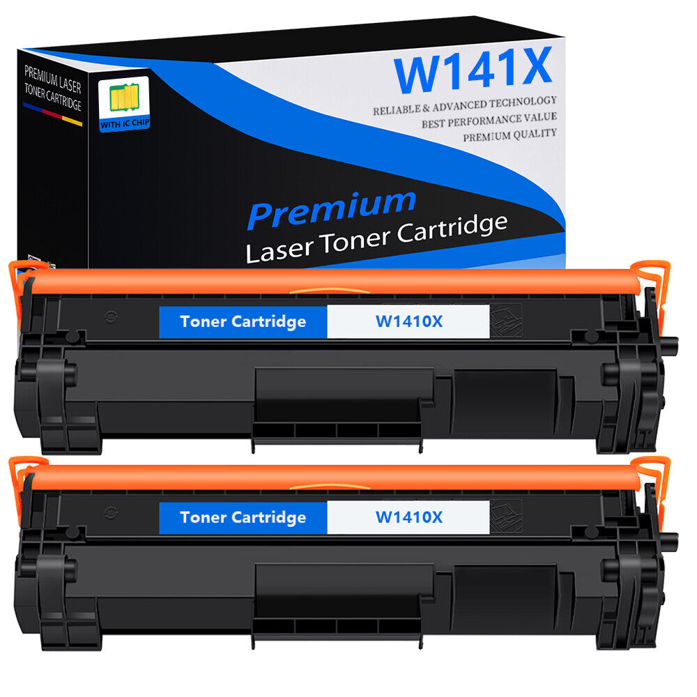 2PK 141X Toner Cartridge Black (WITH CHIP) Compatible for HP M110w M140w M139w