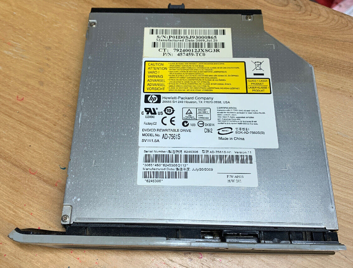 HP AD-7561S Laptop Optical Disc Drive VG (A2)