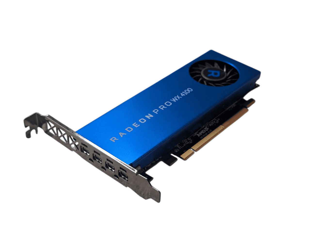 AMD Radeon Pro WX4100 TFC3M 4GB GDDR5 4x Mini DisplayPort GPU Full Height