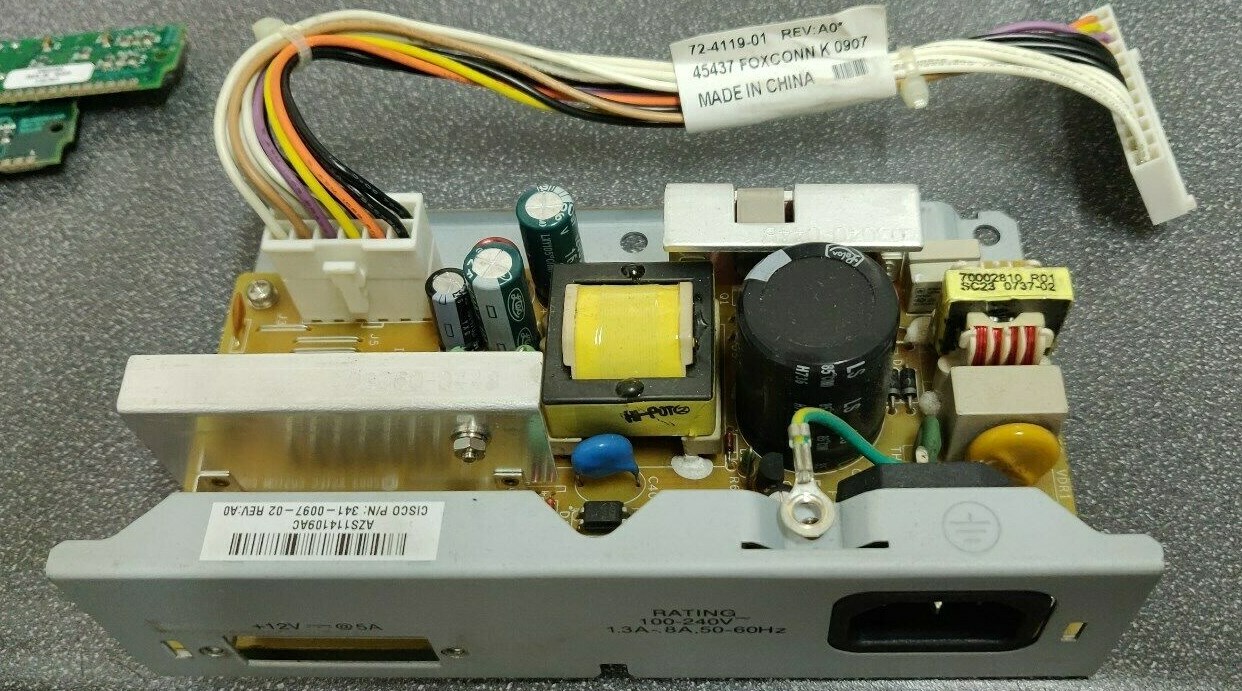 Cisco 341-0097-02 60W AC Power supply for C3560-48/24TS WS-C2960-48/24TT 48/24TC