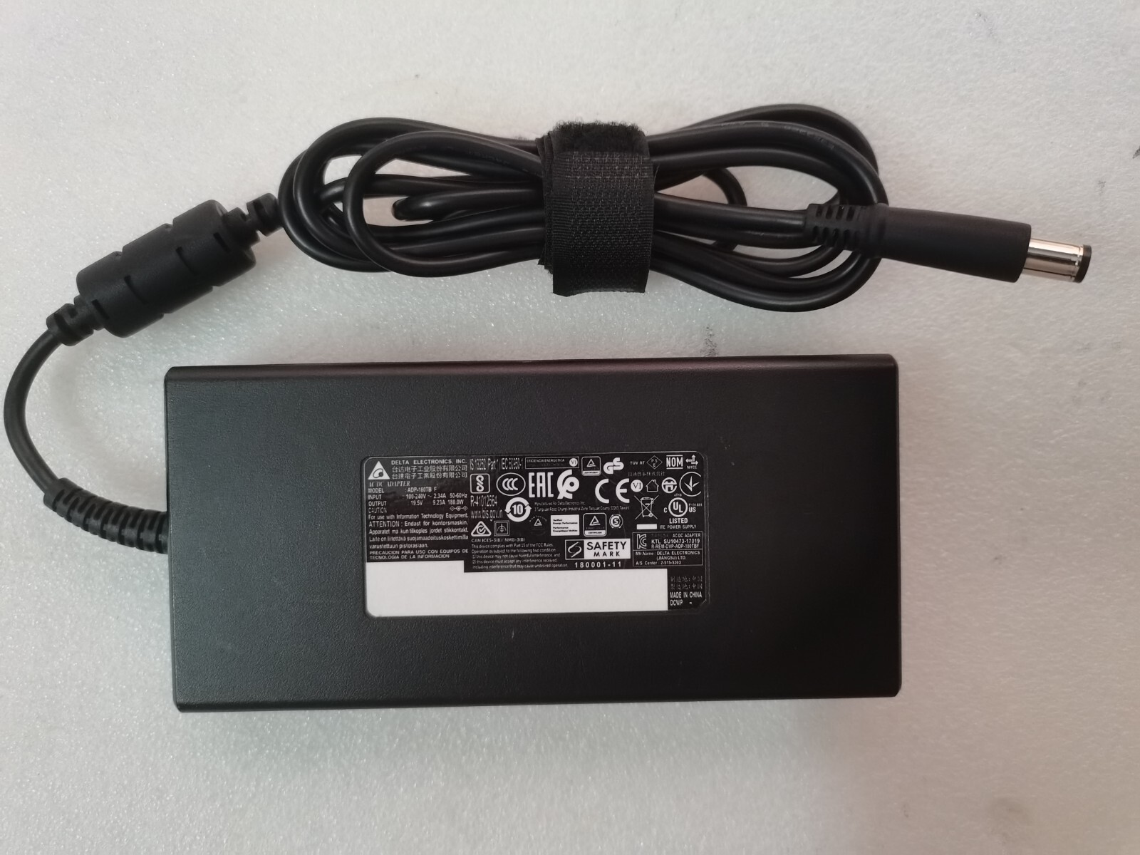 Delta 19.5V 9.23A ADP-180TB F For AOC Monitor 7.4mm No Pin 180W AC Adapter OEM