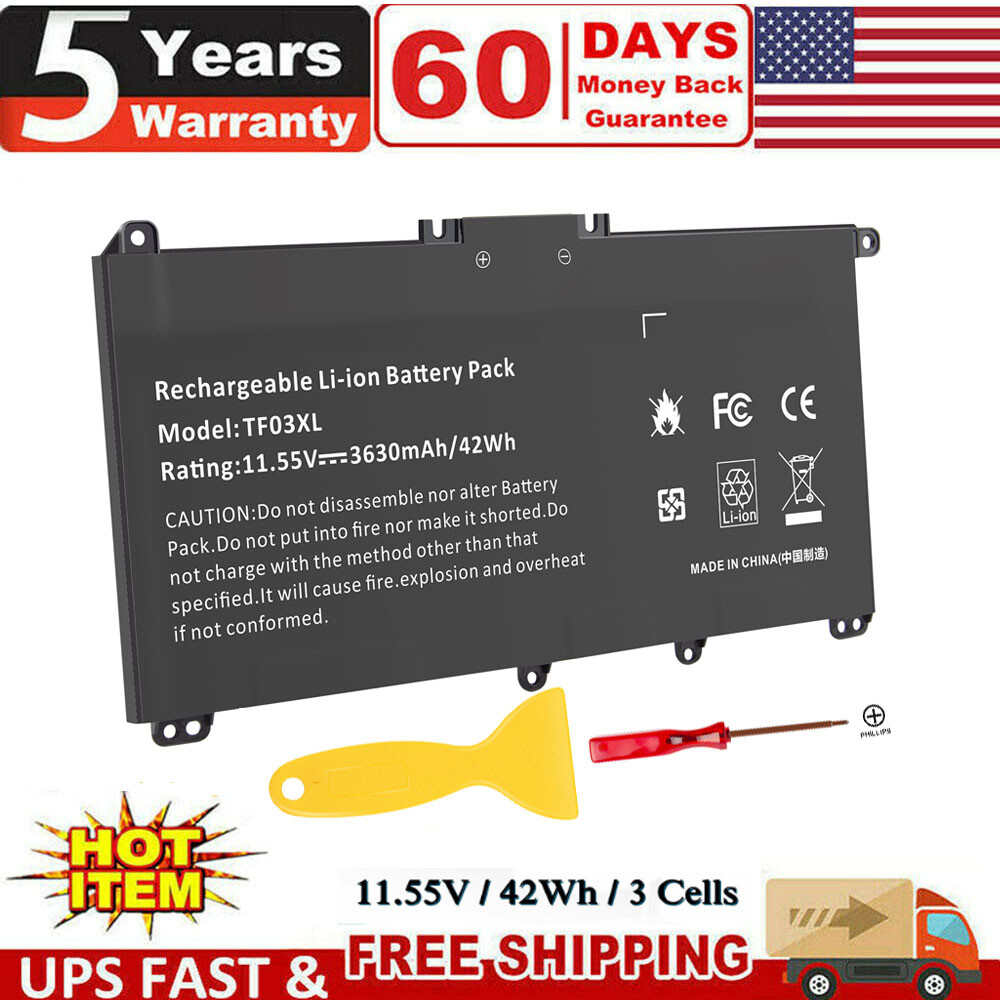TF03XL TF03041XL Battery For HP Pavilion 15-CD HSTNN-LB7J HSTNN-LB7X 920070-855