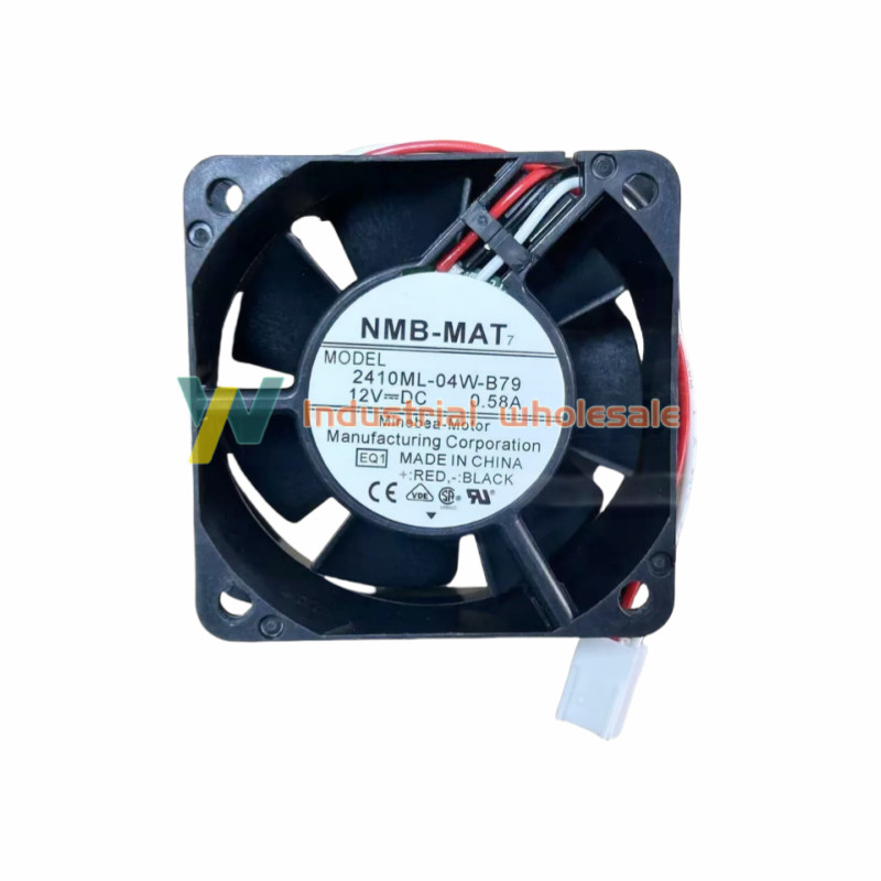1pc brand new For NMB 2410ml-04w-b79 6025 6cm 12v Three Wire Speed Dual Ball Fan