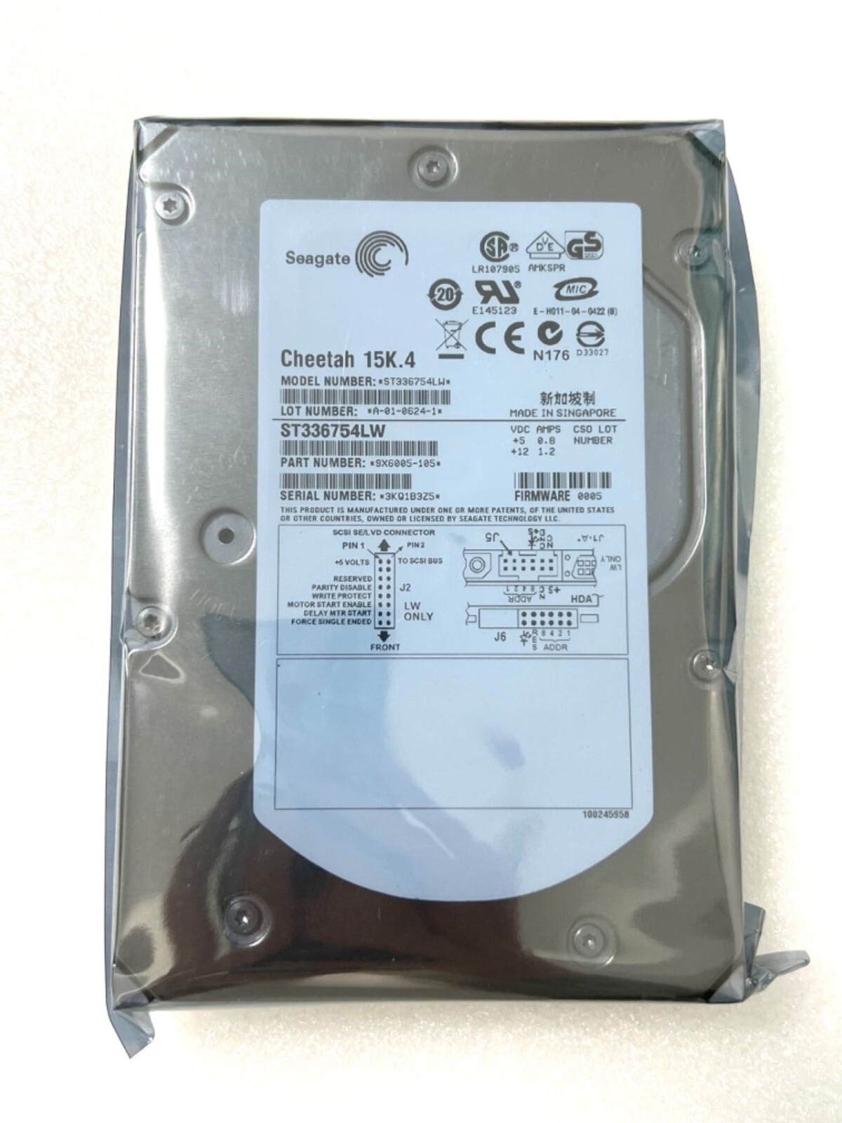 Seagate ST336754LW 36.4GB, 15000RPM, 3.5" Internal Hard Drive