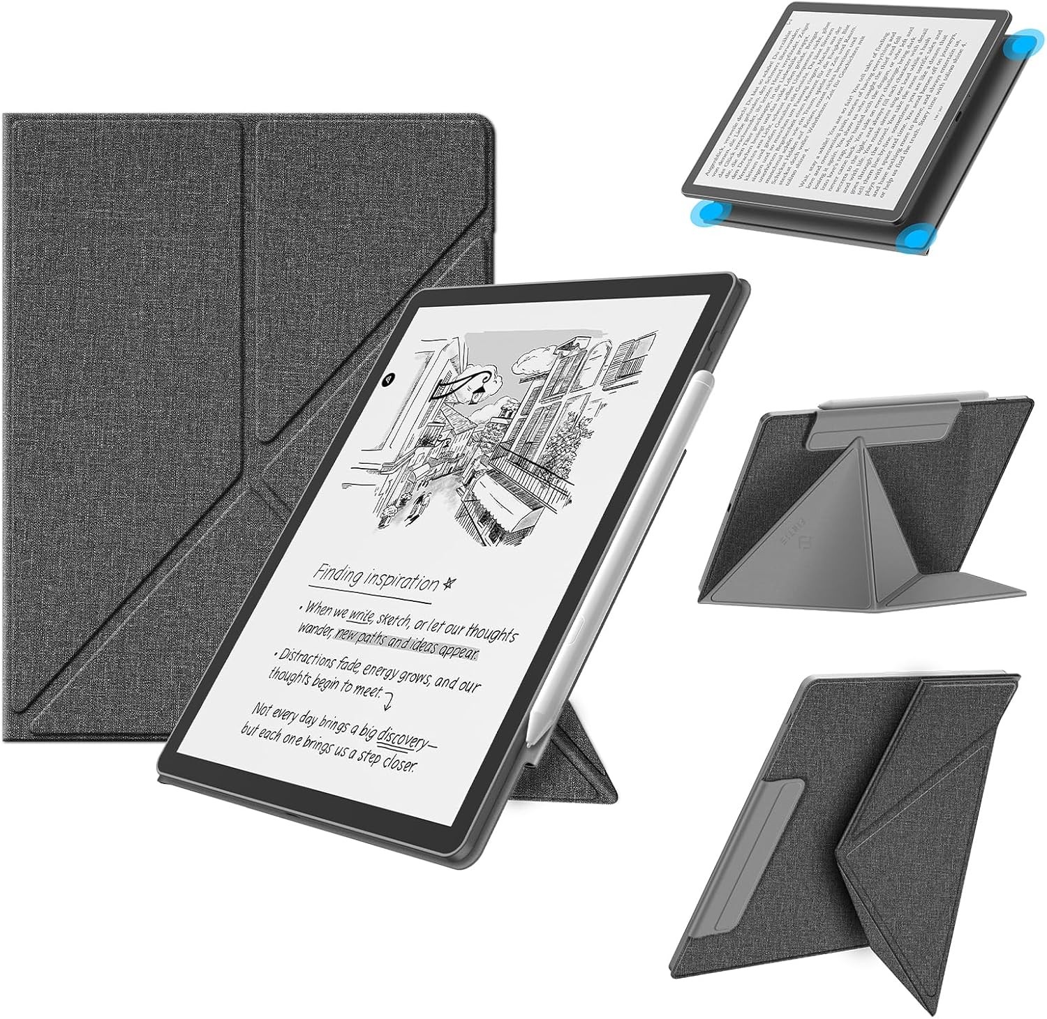 Origami Case for 11" Kindle Scribe 2025 3rd Gen Slim Lightweight Magnetic Cover