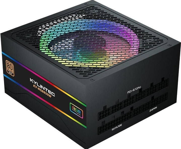 KYLINTEC 850W 80+ Gold ATX Power Supply Fully Modular PSU 120mm FDB Fan