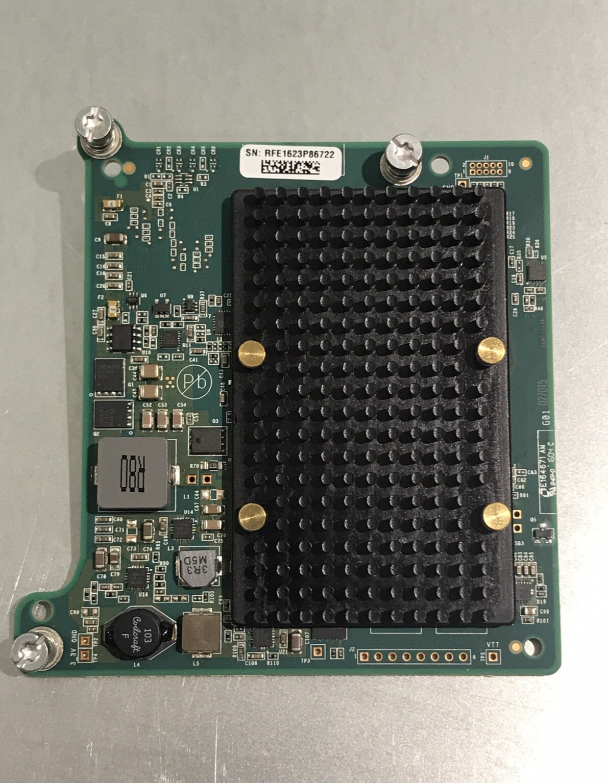 HP HPE QMH2672 16Gb 2-Port FC Fiber Channel HBA QLogic for C-class blade servers
