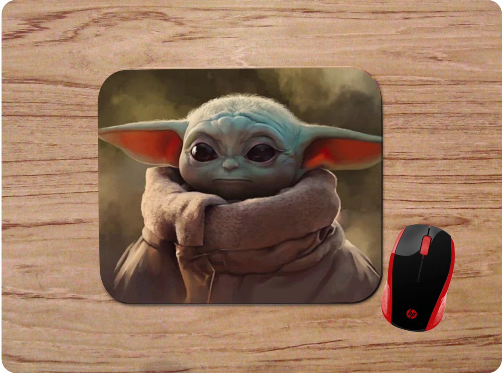 GROGU BABY YODA CUSTOM MOUSE PAD NEOPRENE NON-SLIP PERFECT GIFT STAR WARS D8