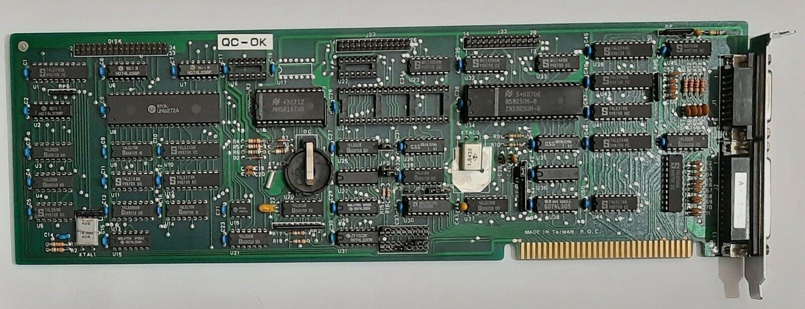 dtk ISA 8-bit Floppy Multi-I/O Controller (UMC, Retro, 1987)