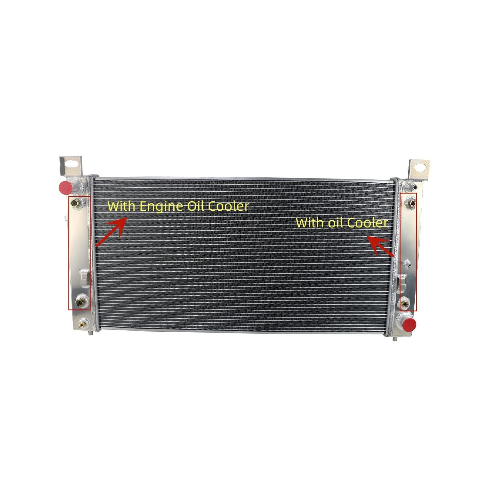 3 Row Aluminum Radiator for 1999-2014 Chevy/GMC Silverado Suburban Sierra 150...