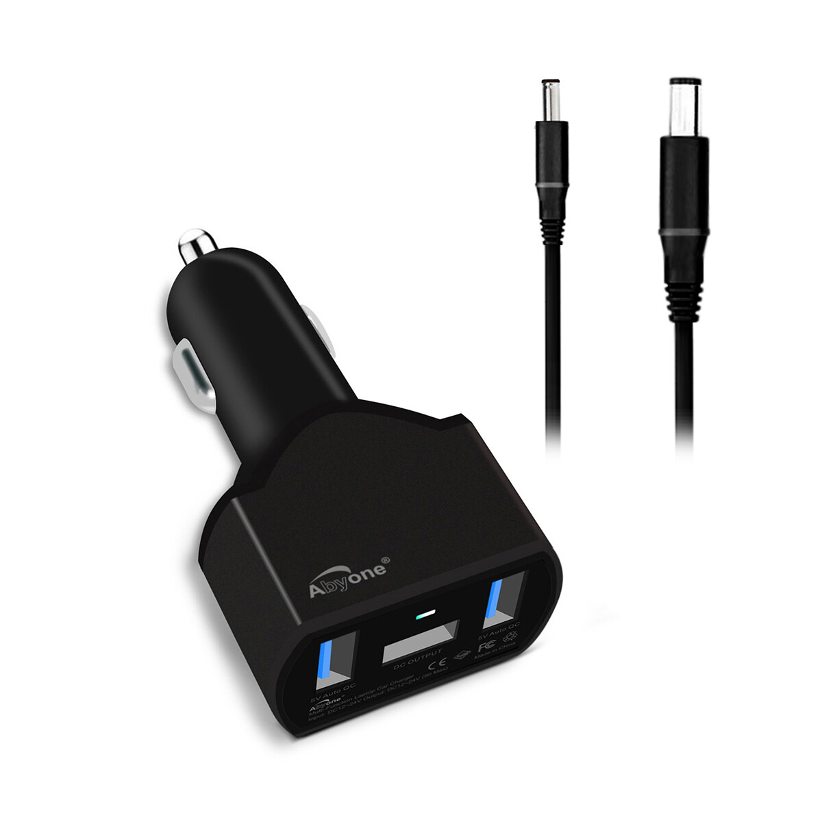 Abyone Slim 90W Car Charger Power Adapter for Dell Laptop Notebook Universal