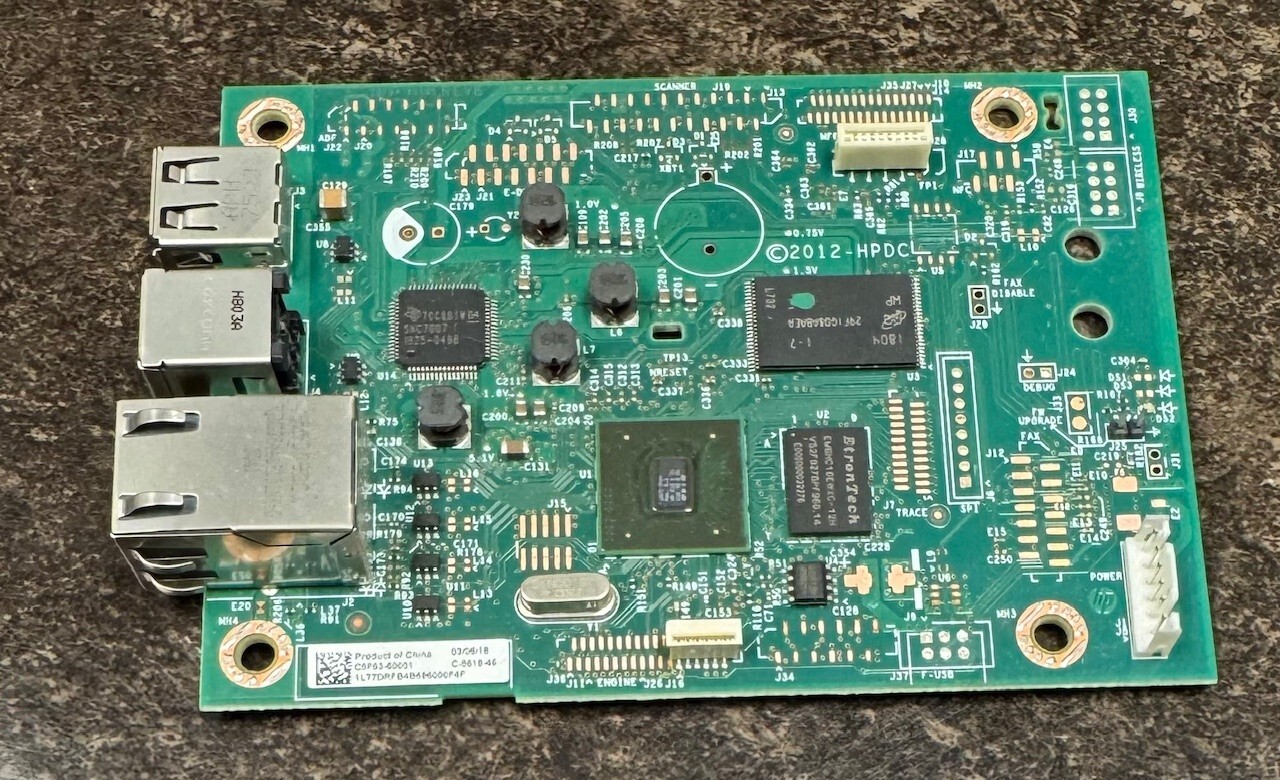 Genuine HP LaserJet Pro Logic Main Formatter Board Motherboard C5F93-60001