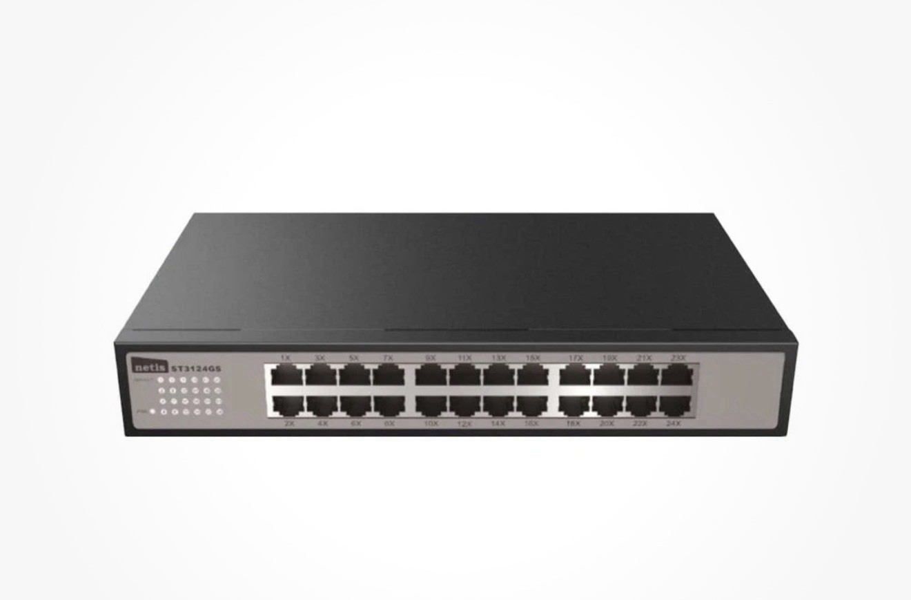 Netis ST3124GS 24-Port Gigabit Unmanaged Ethernet Switch - Rack Mount