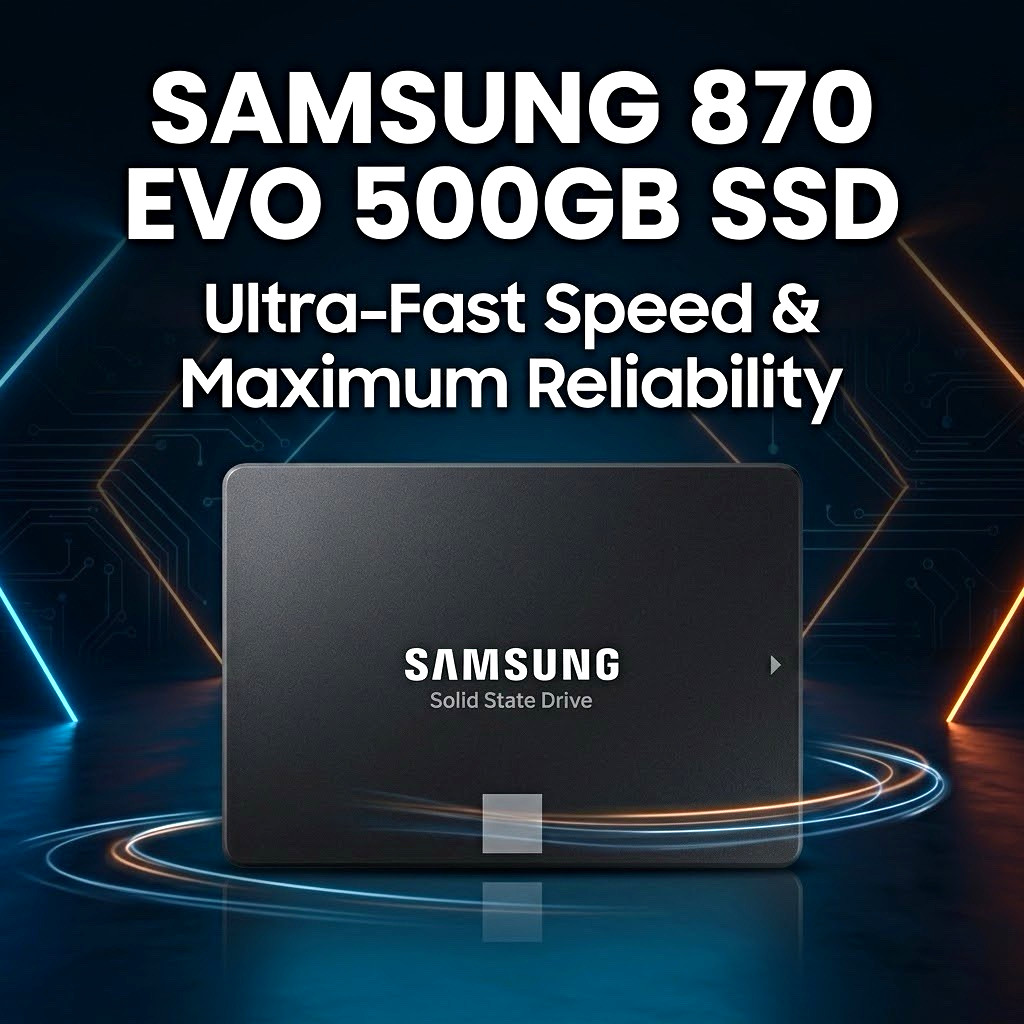 Title: Samsung 870 EVO 500GB 2.5" SATA III Internal SSD (MZ-77E500) – U Fast