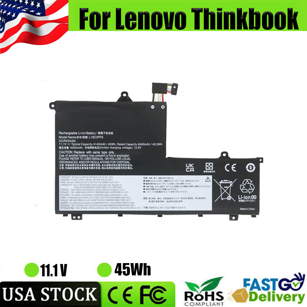 ✅L19L3PF8 L19M3PF1 L19C3PF9 BATTERY FOR LENOVO THINKBOOK 15-IML 15-IIL 14-IIL US