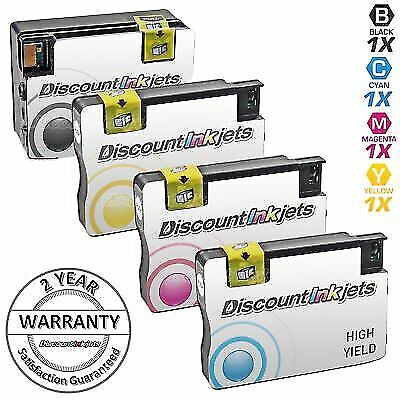 4pk Reman Cartridges for HP Ink 950XL 951 XL Black Cyan Magenta Yellow CN045AN