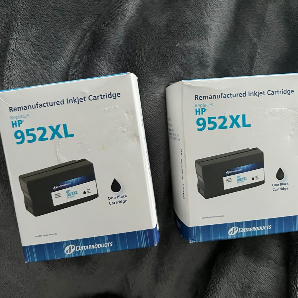 2x DataProducts Re manufactured Ink Cartridge Replacement HP 952XL Black Inkjet