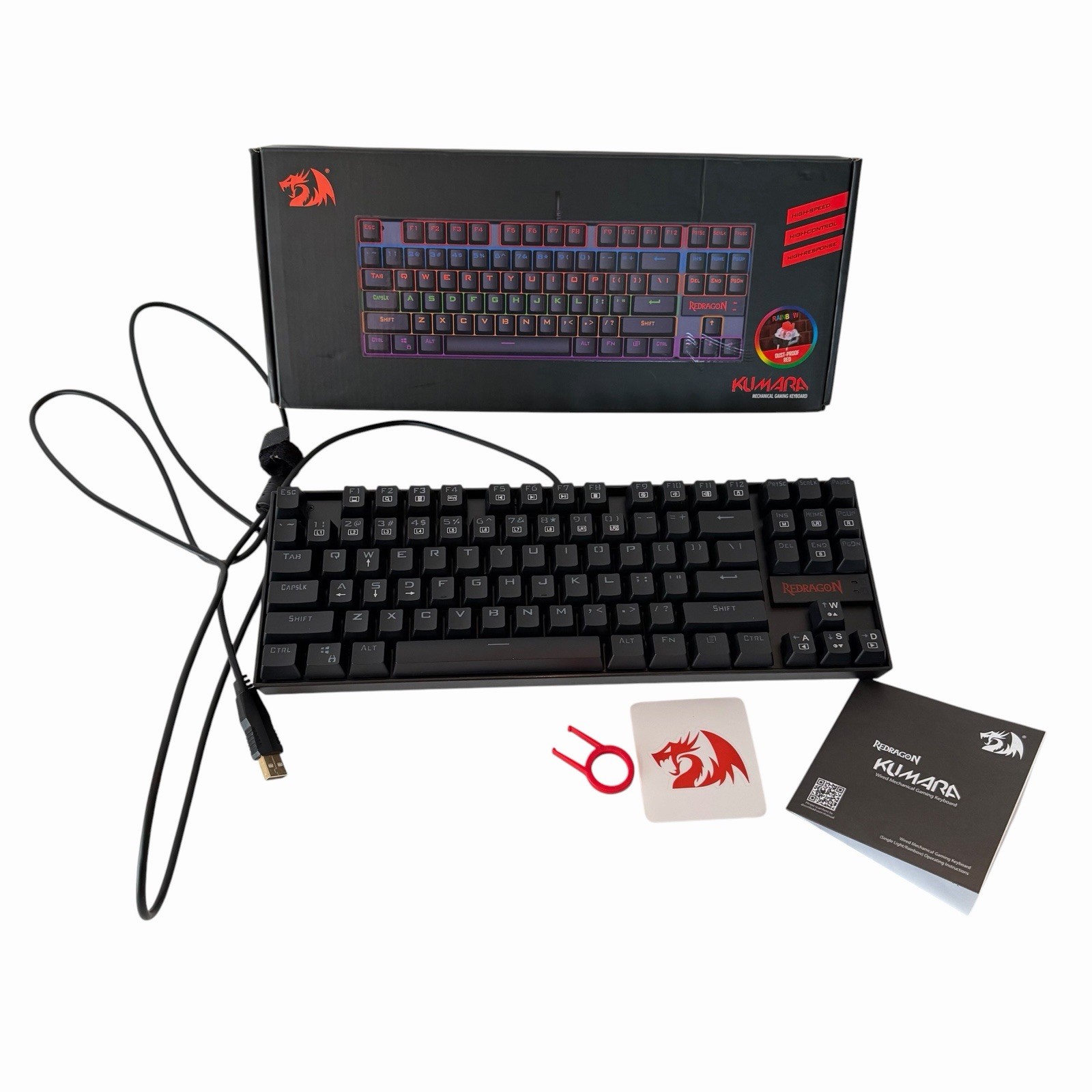 REDRAGON Kumara K552-K2 LED Backlit mechanical gaming keyboard (USB wired)