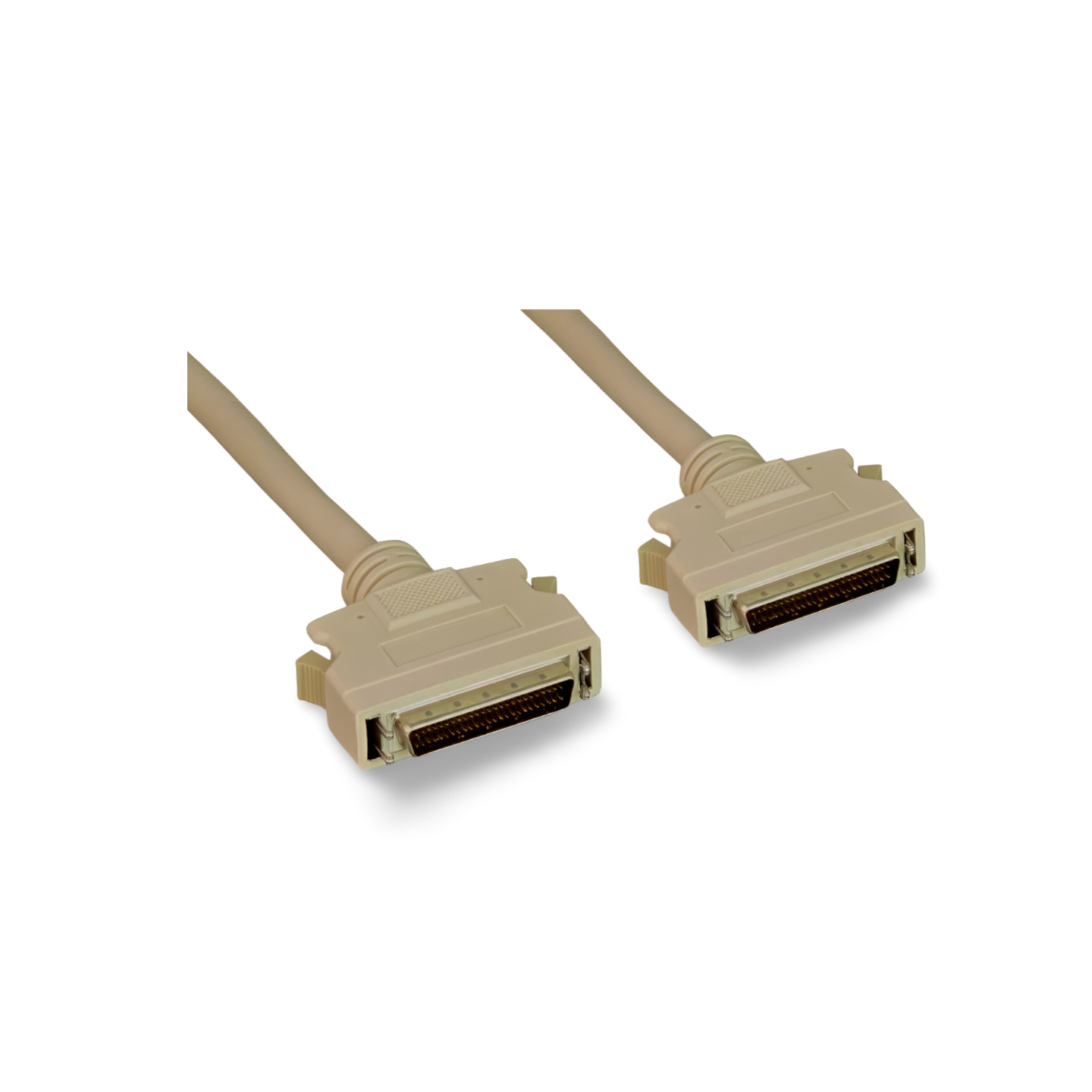 3ft SCSI-II HPDB50 Male to SCSI-II HPDB50 Male Cable - Beige