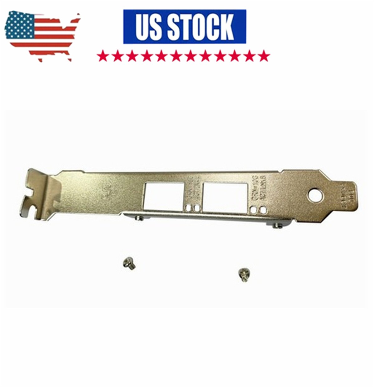 Long Full Height Bracket for Intel X520-DA2 X520-SR2 X520-LR2 X710-DA2 Screw USK