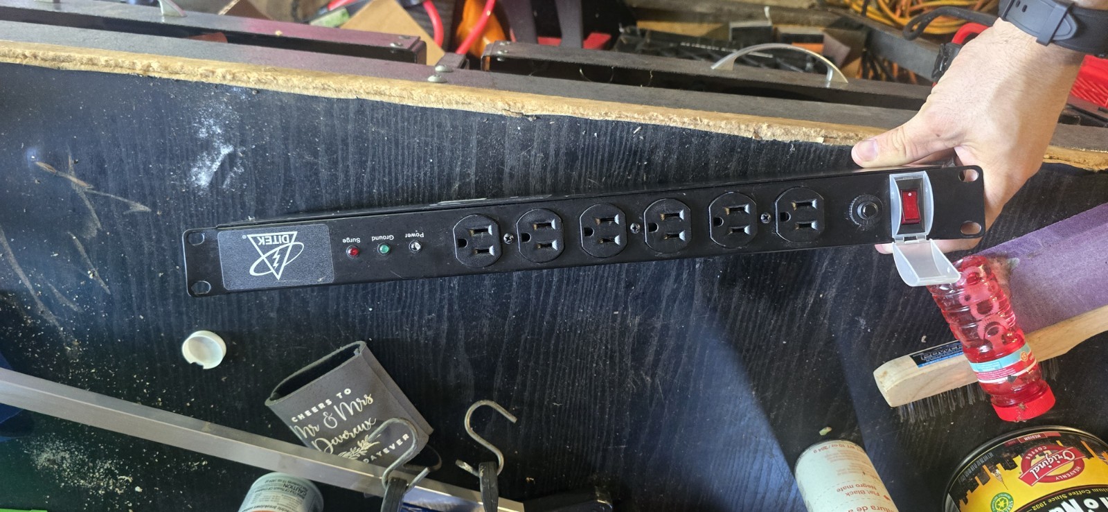 CyberPower CPS-1215RMS 12-Outlet Power Tap 15A 125V Surge Protector Black