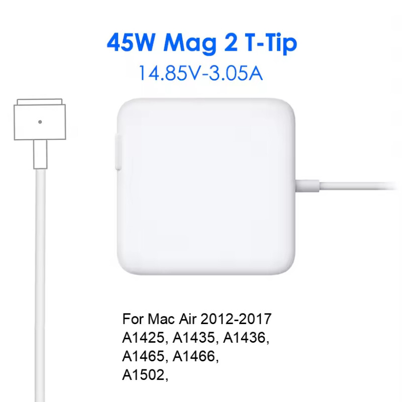 Charger For Mac Book Air / Pro 45W 60W 85W Power Adapter T-Tip L-Tip Magnetic