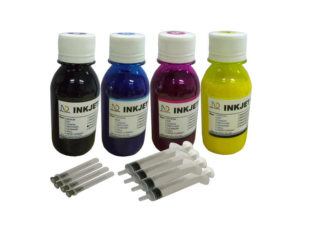 ND® Non-OEM 4x100ml refill ink for 748 WorkForce Pro WF-6090 WF-6530 WF-6590