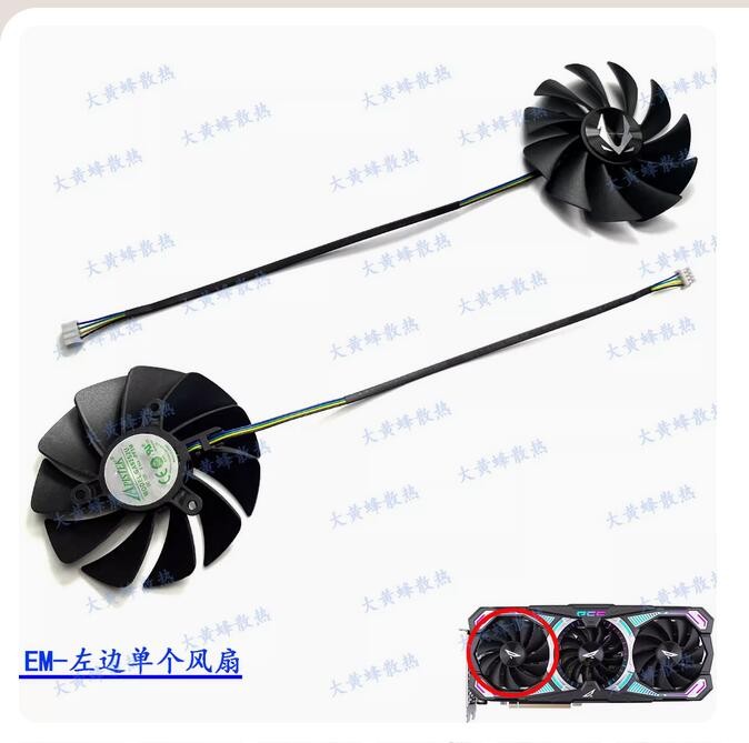 Graphics Card Fan For ZOTAC RTX3070ti 3080 3080ti 3090 3090ti PGF OC ###
