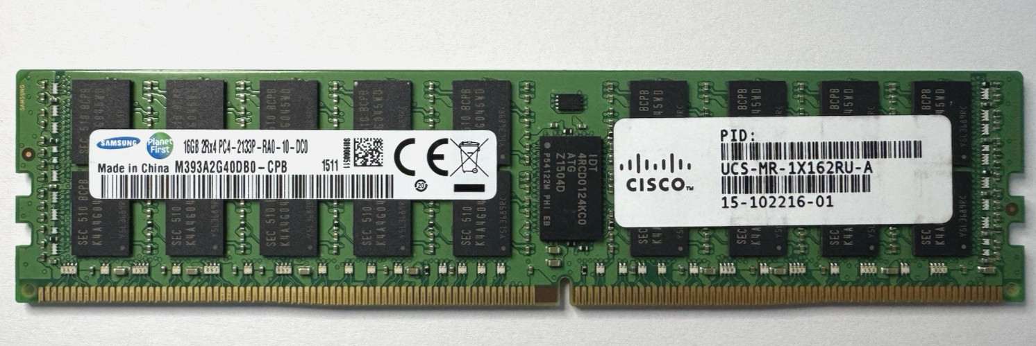 Samsung 16GB DDR4 2133MHz ECC Server RAM Memory M393A2G40DB0-CPB