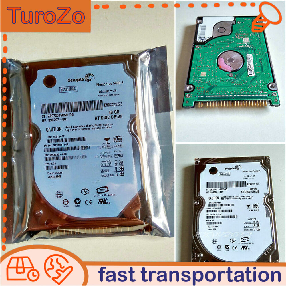 Seagate Momentus 5400.2 40 GB  ,Internal,5400 RPM,2.5" IDE Internal Hard Drives