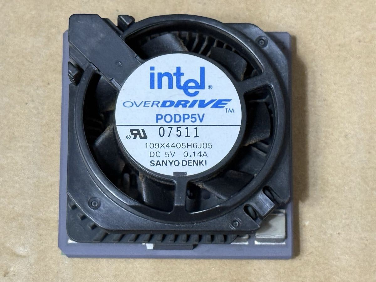 Intel Pentium OverDrive 83MHz PODP5V83 Socket 3 CPU Processor Tested Japan