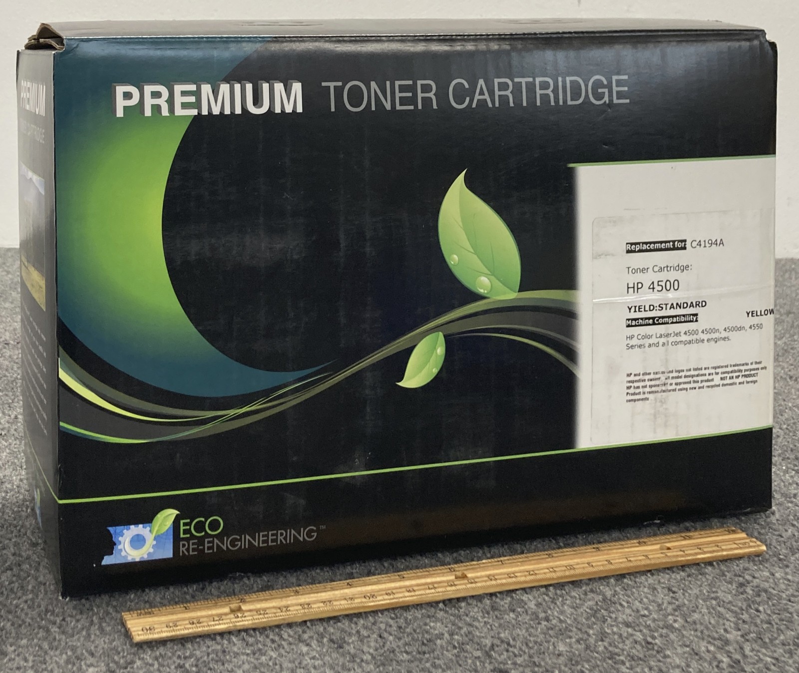 Eco Re-engineering Replacement Toner Cartridge - HP C4194A - Yellow - NIB -