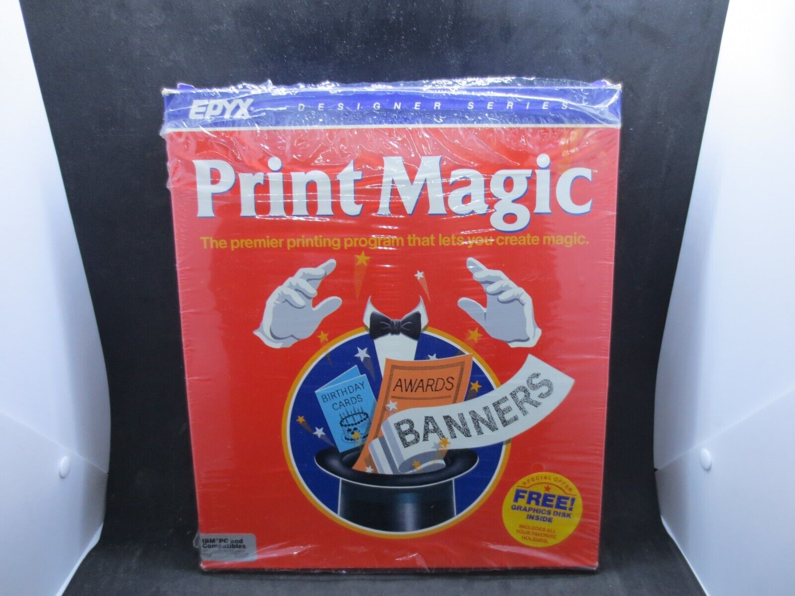 Vintage Print Magic by EPYX for IBM - PC - Compatibles - Graphics Disk - 5.25\