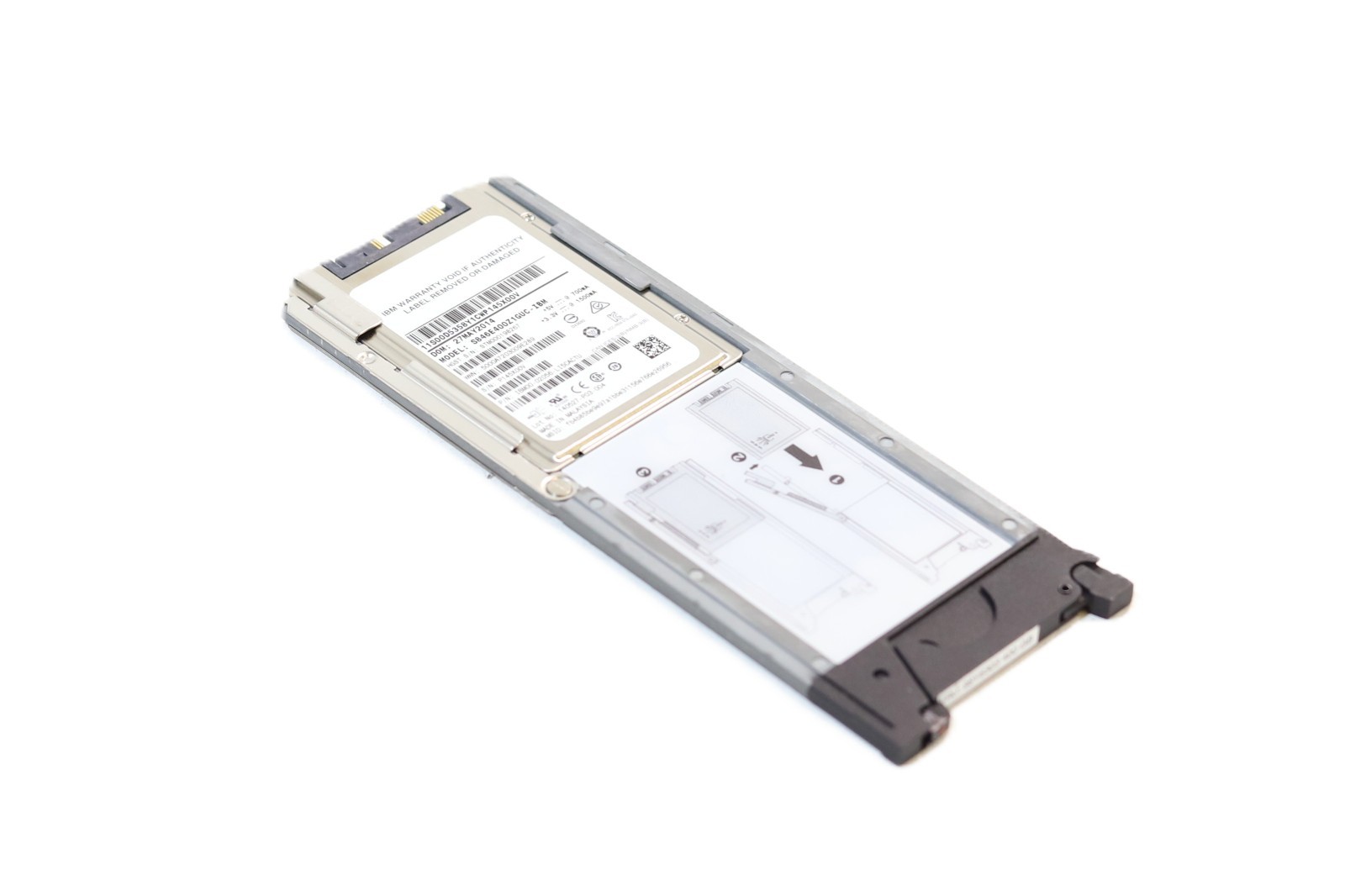IBM S846E400Z1GUC-IBM 400GB 1.8" 6Gb/s SAS Flash SSD W/Caddy Tray P/N: 98Y6303