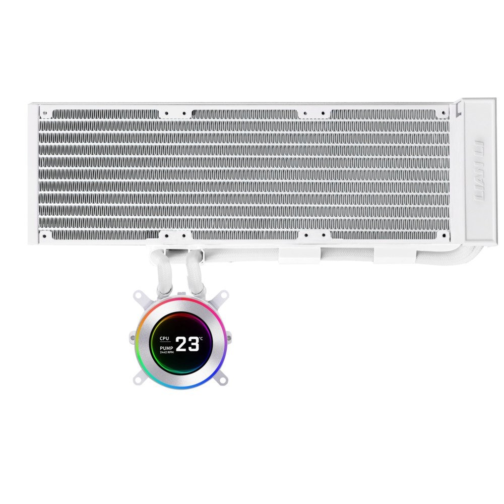 Lian Li Hydroshift II 360 Liquid CPU Cooler LCD Screen White HS2LCD36W