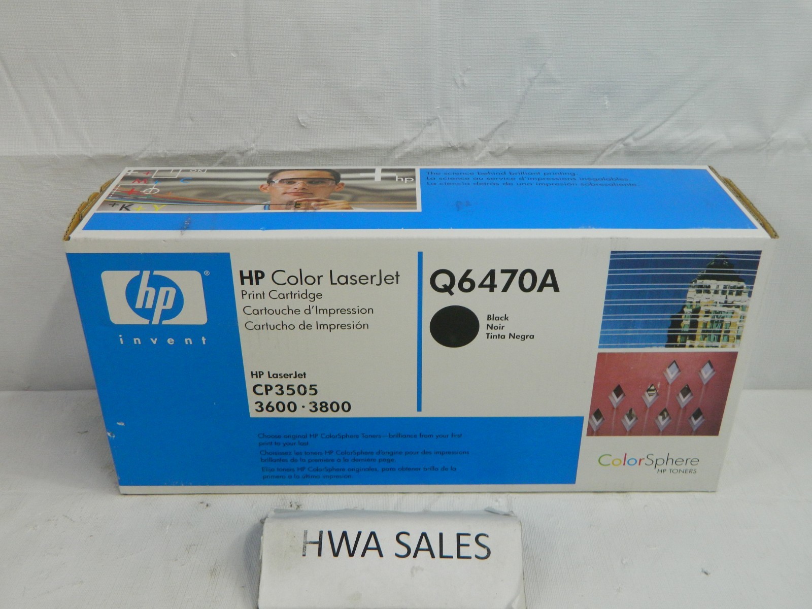 Genuine HP Q6470A Black Toner Cartridge CP3505 3600 3800 NEW OEM SEALED BOX