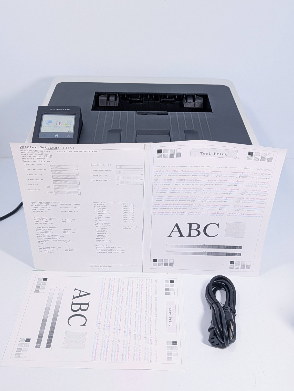 Brother HL-L3280CDW Desktop Wireless Laser Printer Page Count 2368 