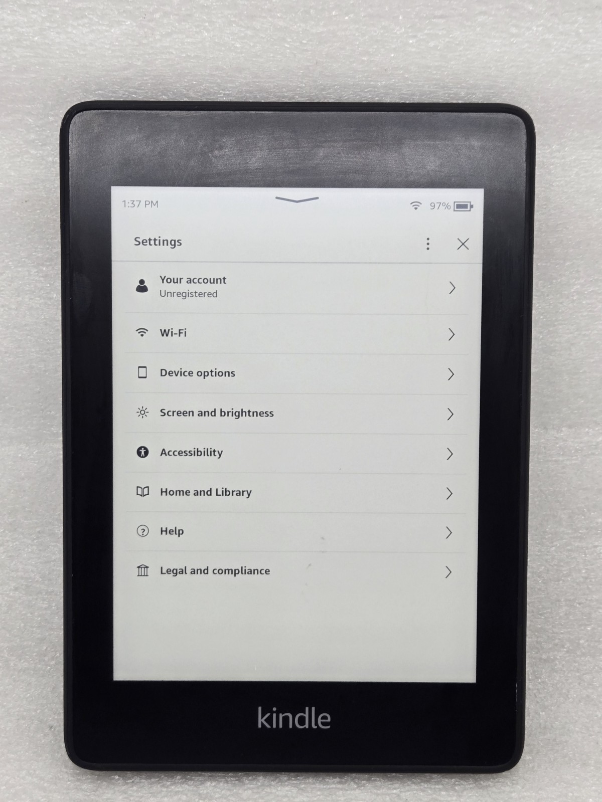 Amazon Kindle Paperwhite 10th Gen 8 GB E-Reader Black FAST  c