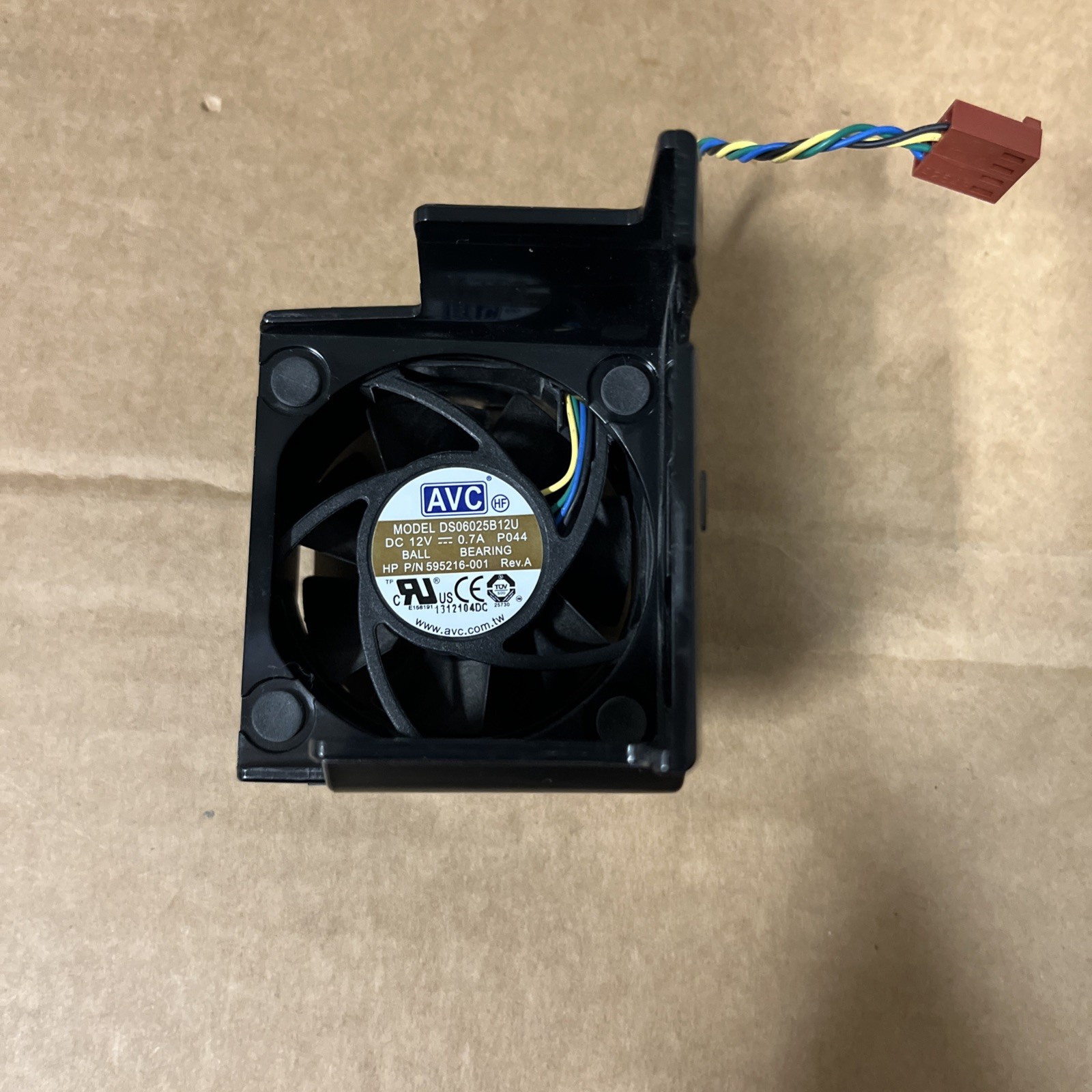 Genuine AVC HP DC7900 DC7800 Computer Cooling Case Fan  with Shroud  DS06025B12U