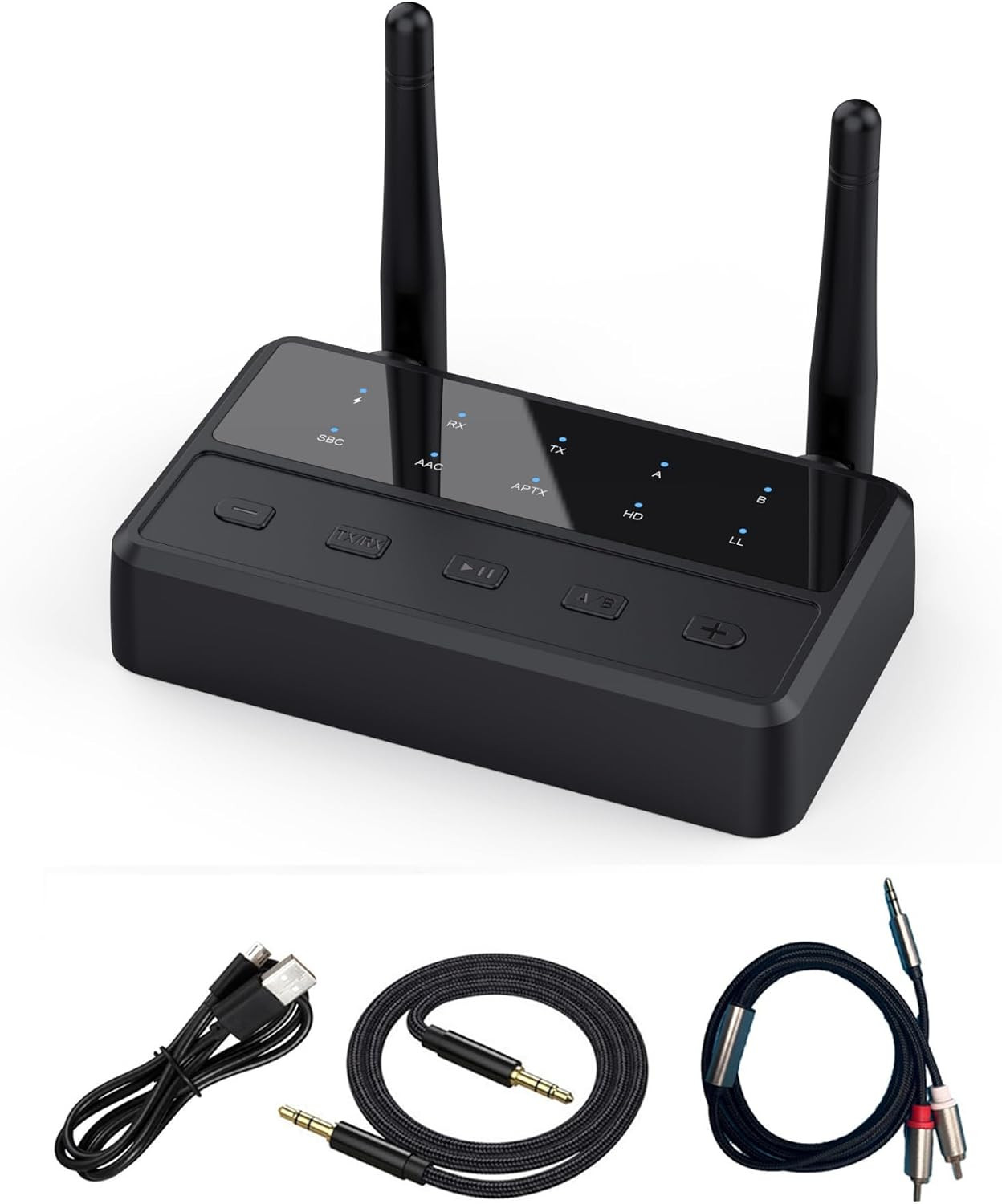 Bluetooth 5.4 Receiver for Home Stereo,Low Latency HD Music Audio Bluetooth