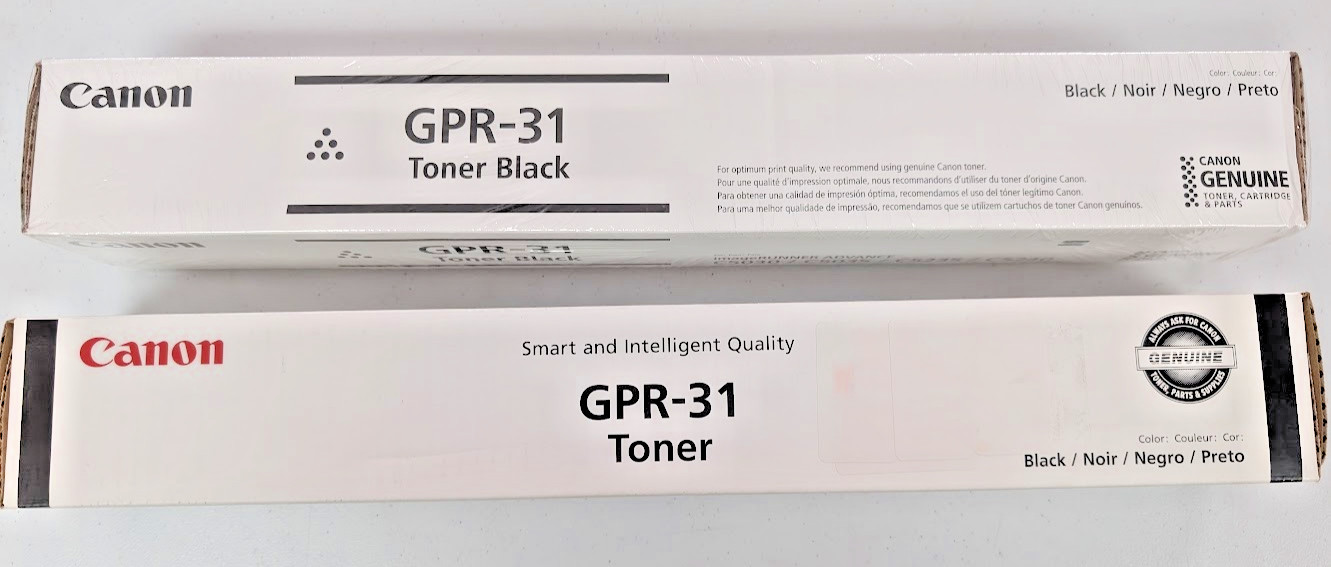 NEW - LOT of 2 - Canon GPR-31 Toner Cartridge - Black - FREE S&H