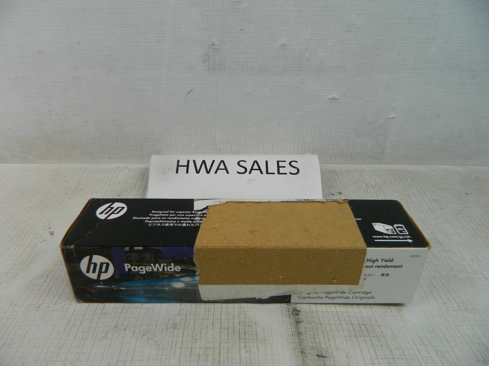 Genuine HP 981Y L0R15A Yellow PageWide Ink Cartridge NEW OEM SEALED 2020 - 2022