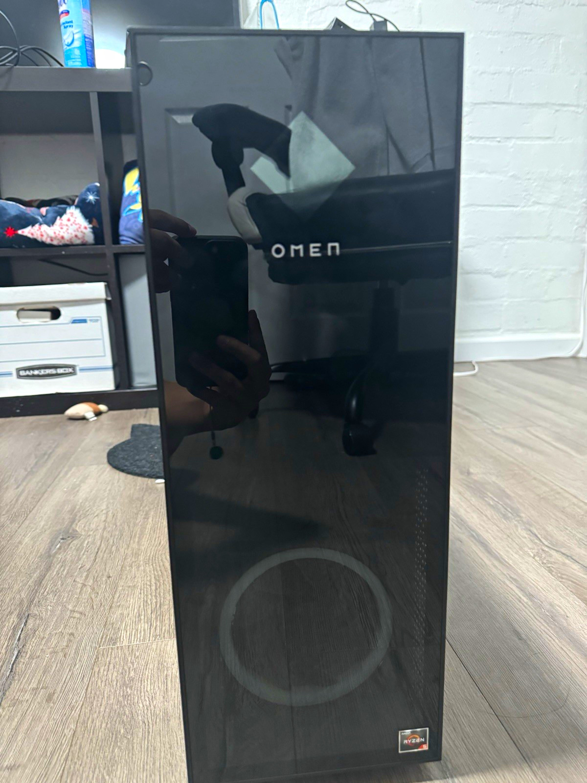 OMEN 30L Gaming Tower Desktop AMD Ryzen GeForce GTX SSD Wi-Fi Black