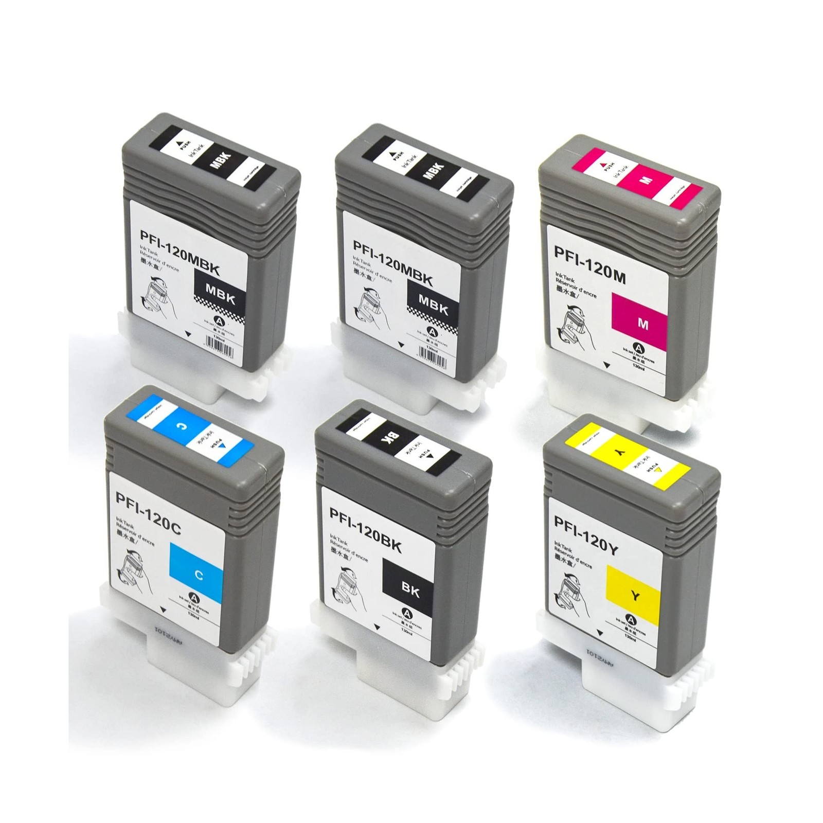 INK+ PFI120 Compatible with Canon PFI120 Cartridge Pigment Replacement for Ca...