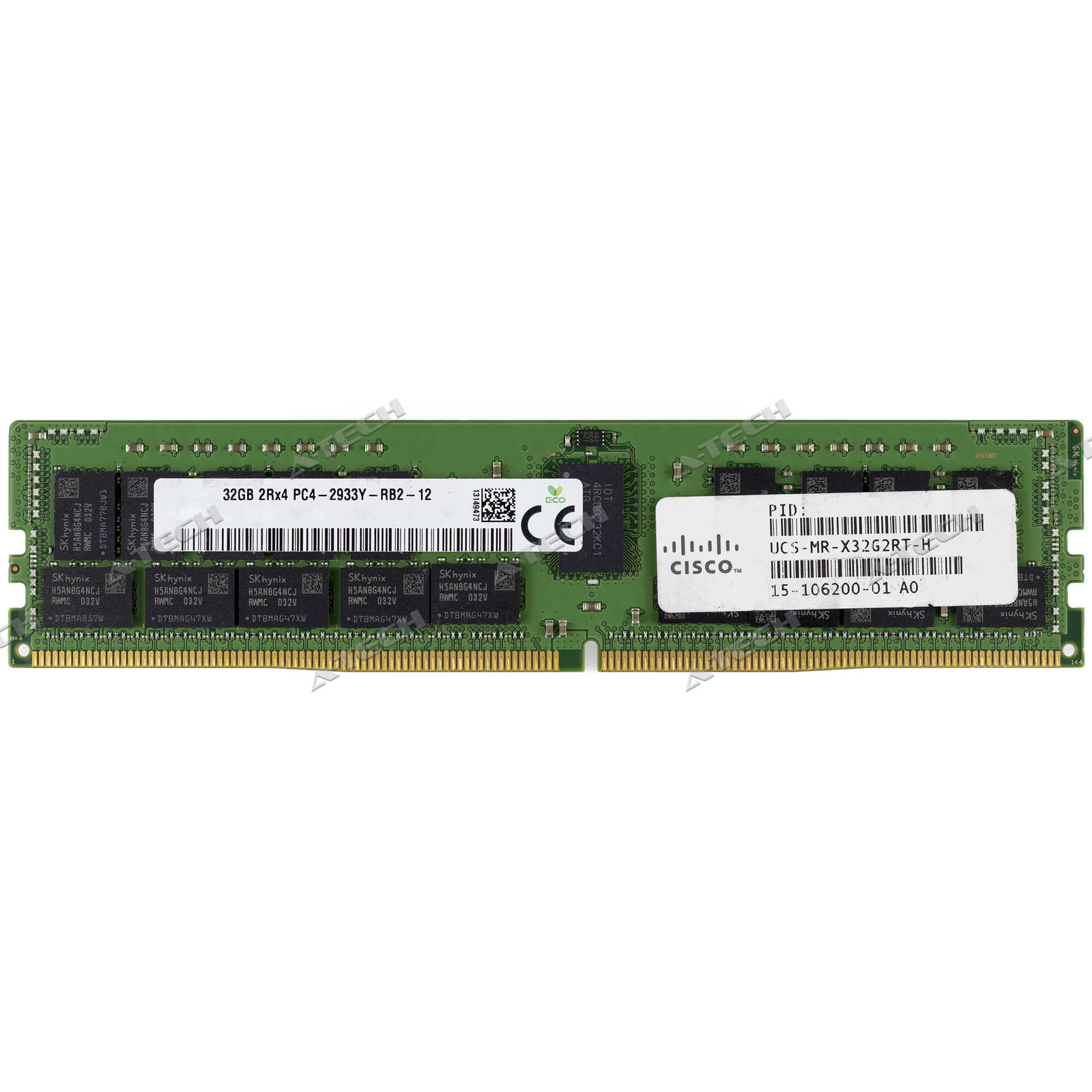 Cisco 32GB DDR4-2933 REG RDIMM UCS-MR-X32G2RT-H 15-106200-01 Server Memory RAM
