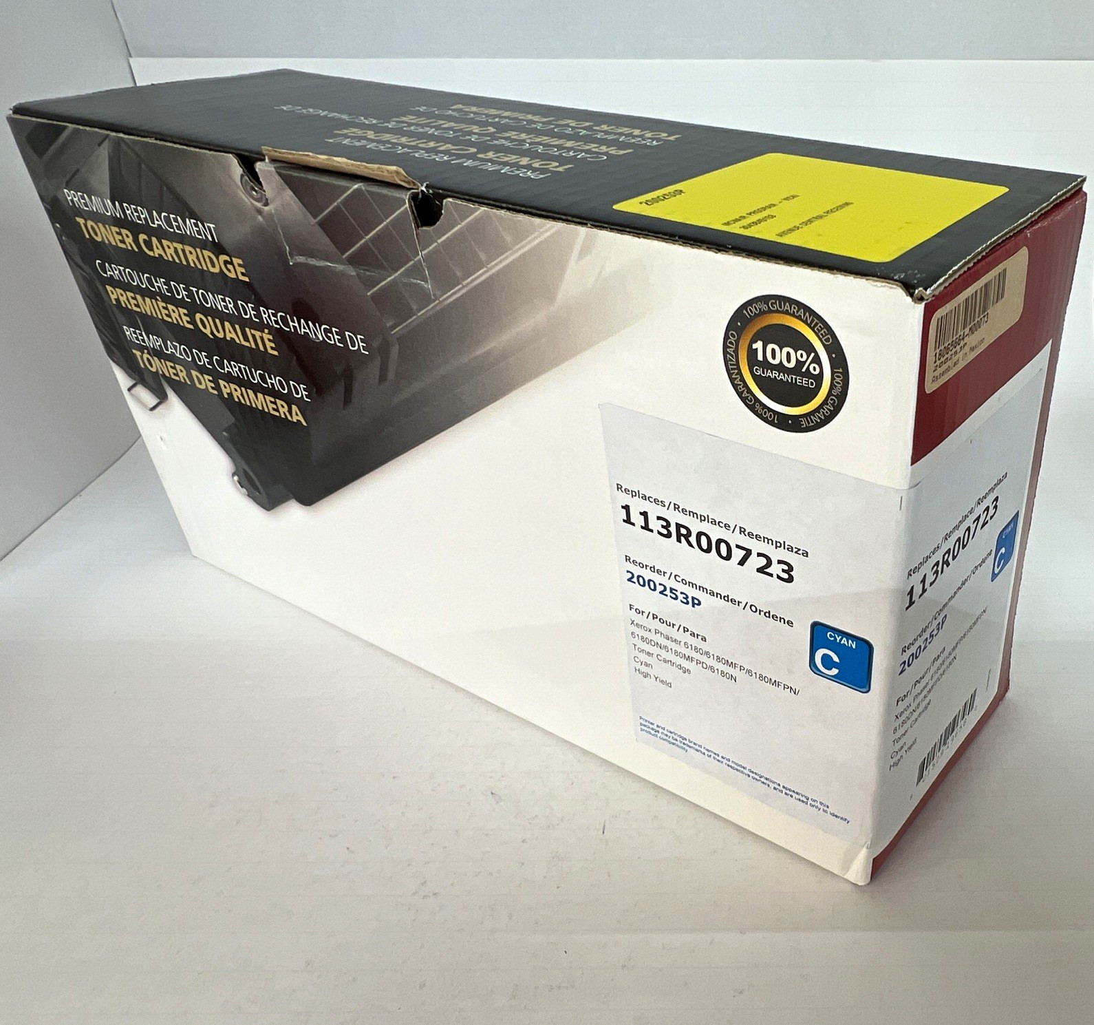 113R00723 Cyan Toner Cartridge Replacement for Xerox Phaser 6180 6K