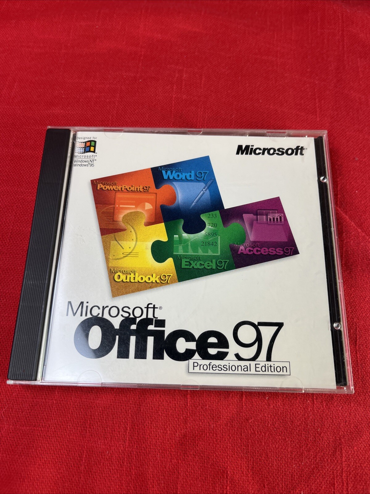 Microsoft Office 97 Professional Edition - Complete In Case With Product Key